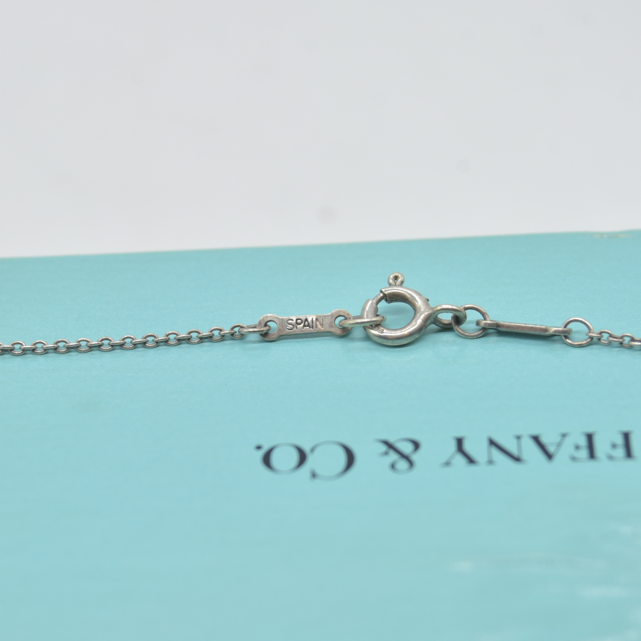 $360 Tiffany & Co. Elsa Peretti 11 mm Open Heart Pendant Sterling Silver