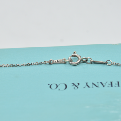 $360 Tiffany & Co. Elsa Peretti 11 mm Open Heart Pendant Sterling Silver