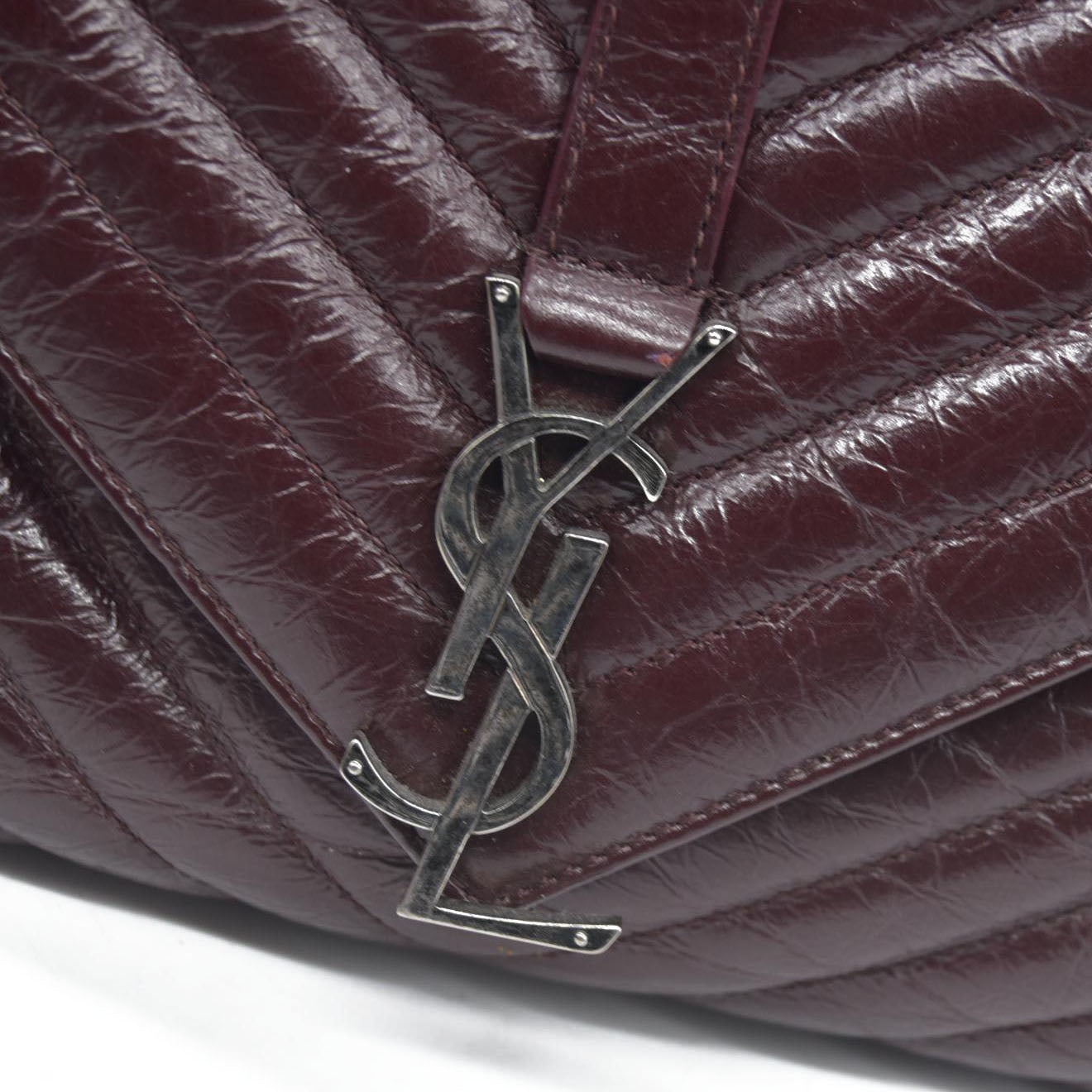 $3200 Saint Laurent Leather College Large