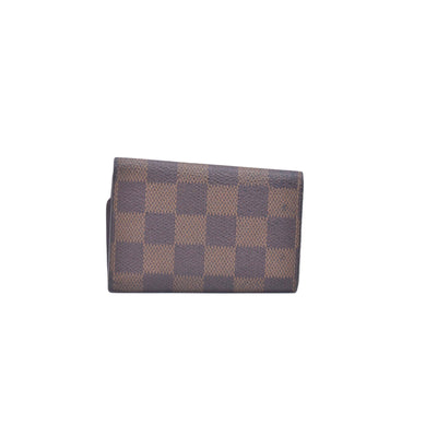 $455 2009 Louis Vuitton Damier Ebene Multicles 6 Key Holder CT1089 CONSIGNMENT 10021071