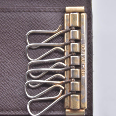 $455 2009 Louis Vuitton Damier Ebene Multicles 6 Key Holder CT1089 CONSIGNMENT 10021071