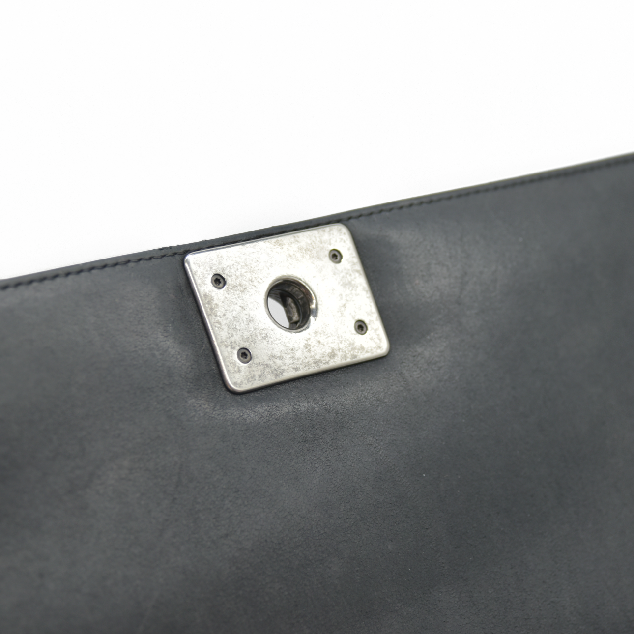 Chanel Calfskin Quilted Medium Boy Flap Black