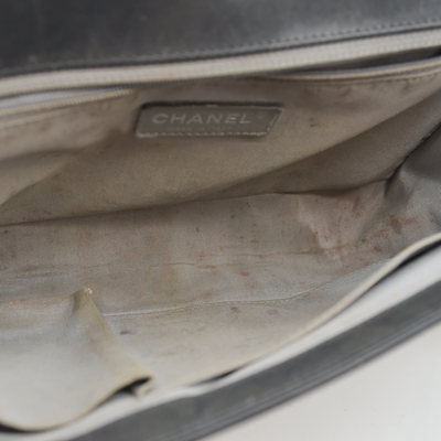 Chanel Calfskin Quilted Medium Boy Flap Black