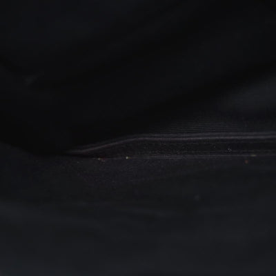 $990 Saint Laurent Croc Monogram Embossed Zip Clutch Black 2018