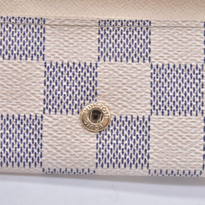$345 2007 Louis Vuitton Damier Azur Multicles 4 Key Holder FL2027 CONSIGNMENT 10021073