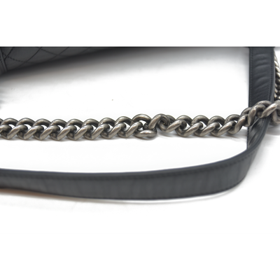 Chanel Calfskin Quilted Medium Boy Flap Black