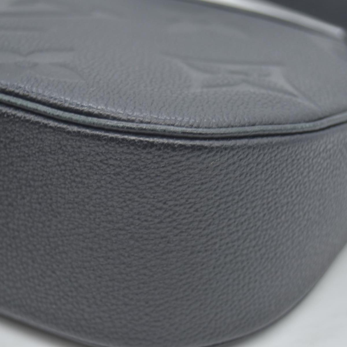 $2640  Louis Vuitton Empreinte Monogram Giant Bagatelle NM Black