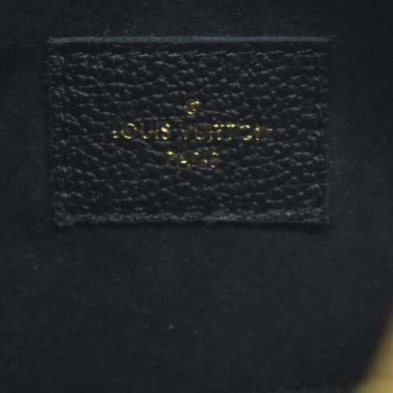 $2640  Louis Vuitton Empreinte Monogram Giant Bagatelle NM Black