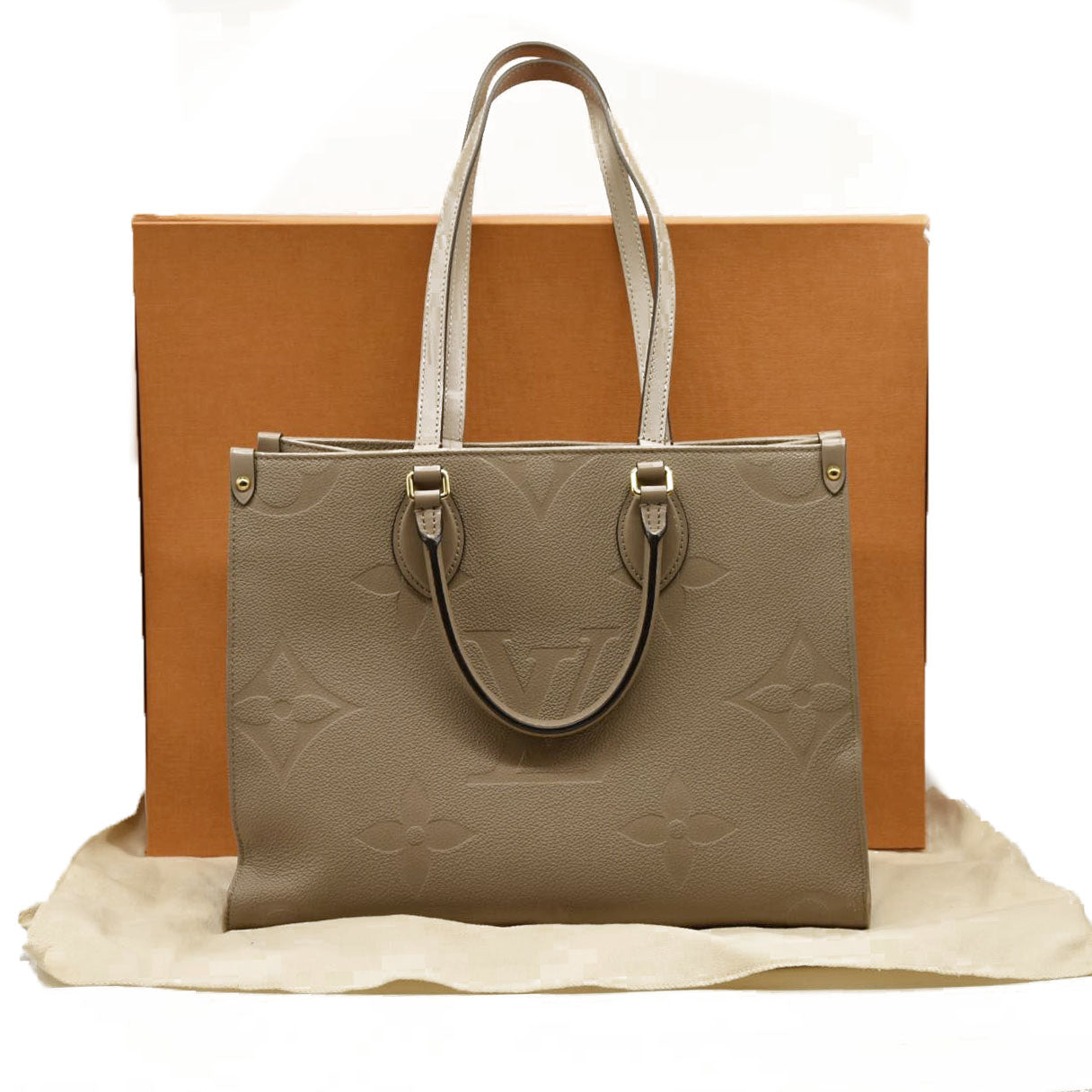 Louis Vuitton  Empreinte Monogram Giant Onthego MM Tourterelle RFID