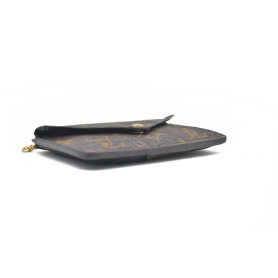 Louis Vuitton  Monogram Recto Verso Card Holder Black RFID Damaged