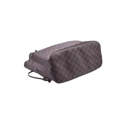 $2240 2009 Louis Vuitton Damier Ebene Neverfull MM Cherry AR0049 CONSIGNMENT 10021074