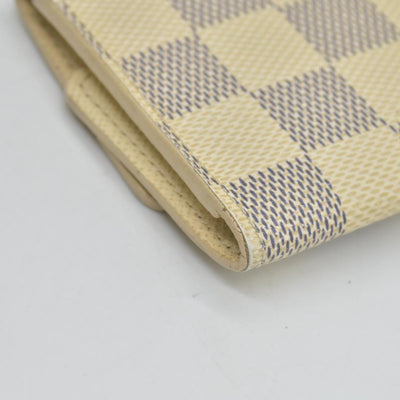 $345 LOUIS VUITTON Damier Azur Multicles 6 Ring Key Case