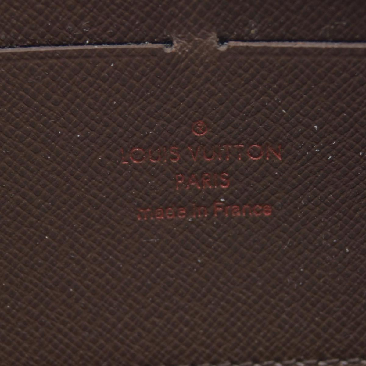 $915 2008 Louis Vuitton Damier Ebene Zippy Wallet  VI2078