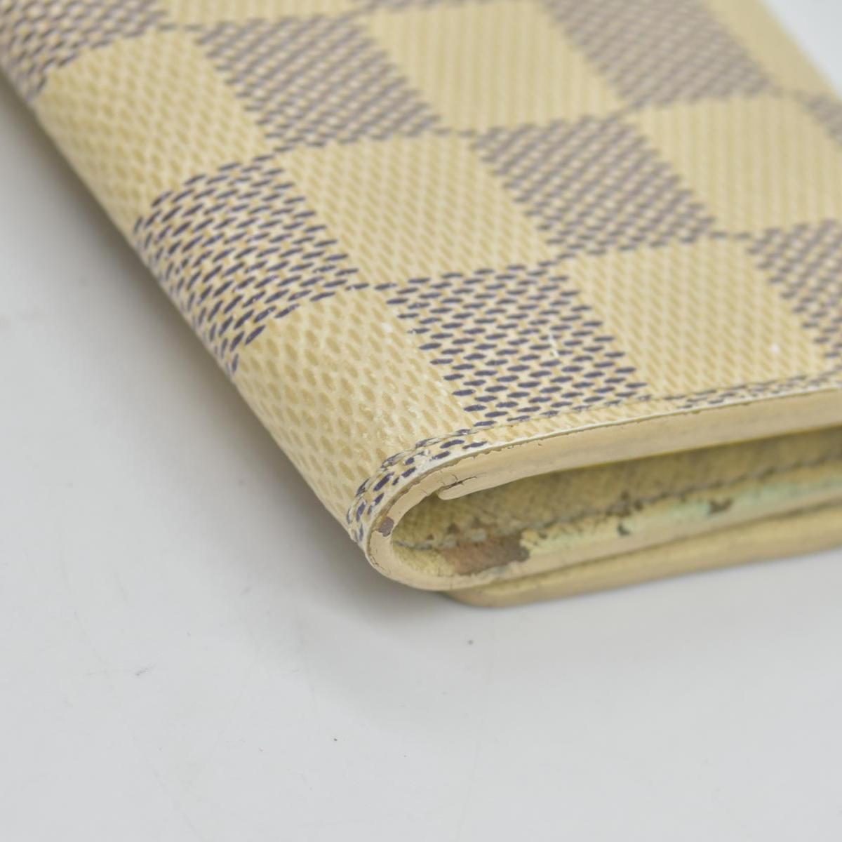 $345 LOUIS VUITTON Damier Azur Multicles 6 Ring Key Case