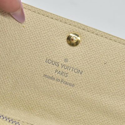 $345 LOUIS VUITTON Damier Azur Multicles 6 Ring Key Case