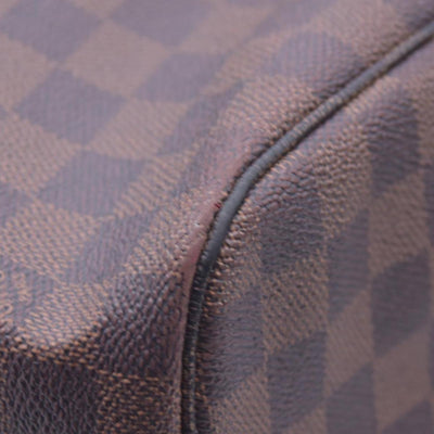 $2240 2009 Louis Vuitton Damier Ebene Neverfull MM Cherry AR0049 CONSIGNMENT 10021074
