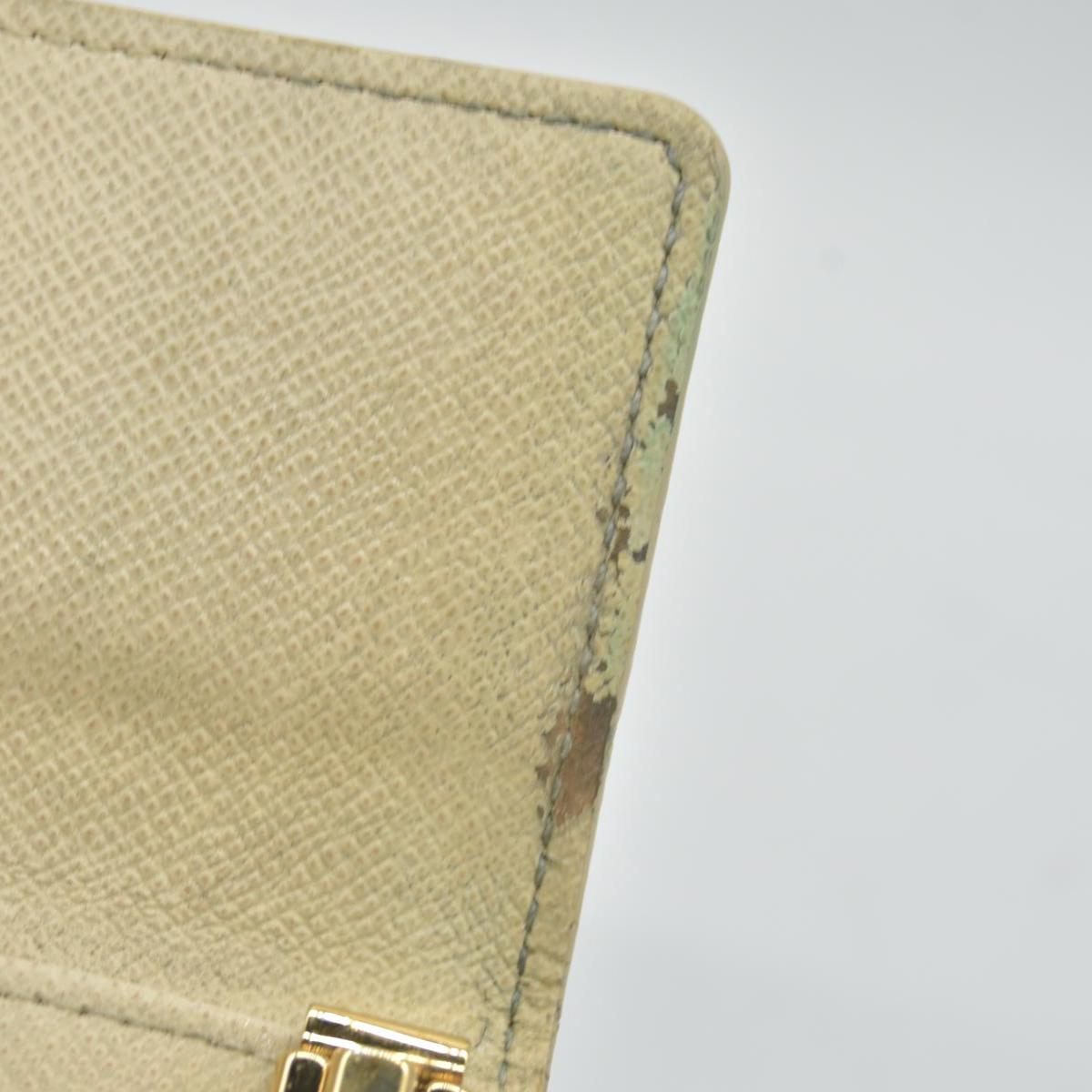 $345 LOUIS VUITTON Damier Azur Multicles 6 Ring Key Case