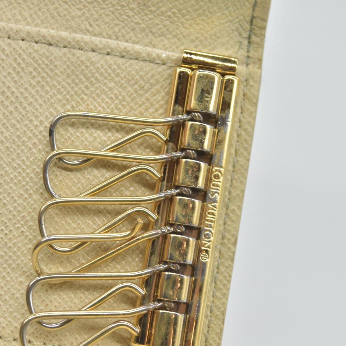 $345 LOUIS VUITTON Damier Azur Multicles 6 Ring Key Case