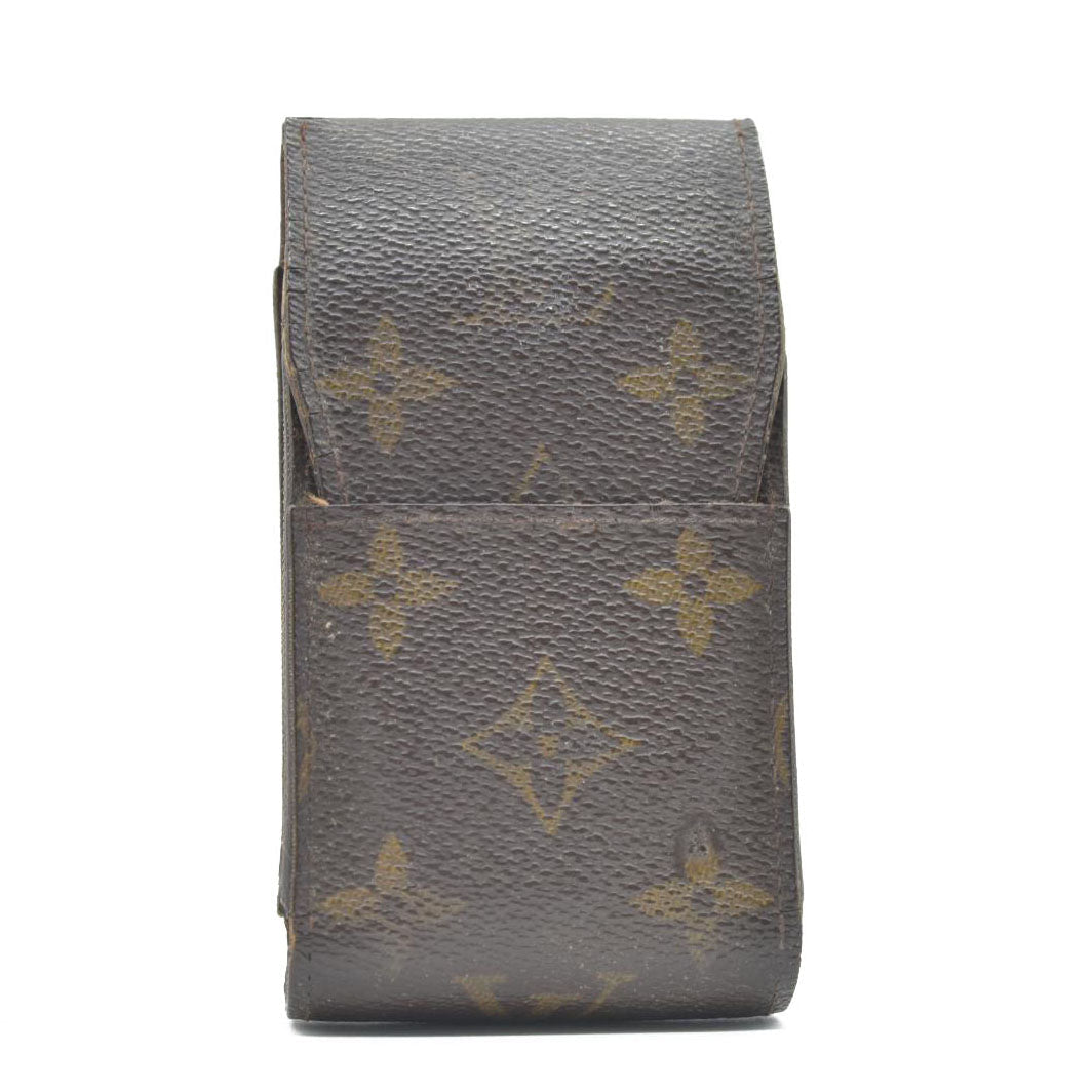 $295 Louis Vuitton Vintage Smoke Case Monogram CT1015
