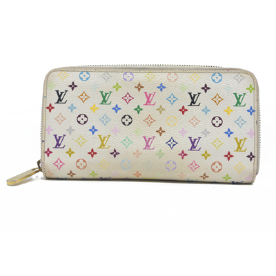 $1050 LOUIS VUITTON Monogram Multicolor Zippy Around Long Wallet CA0151