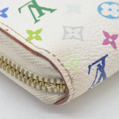 $1050 LOUIS VUITTON Monogram Multicolor Zippy Around Long Wallet CA0151