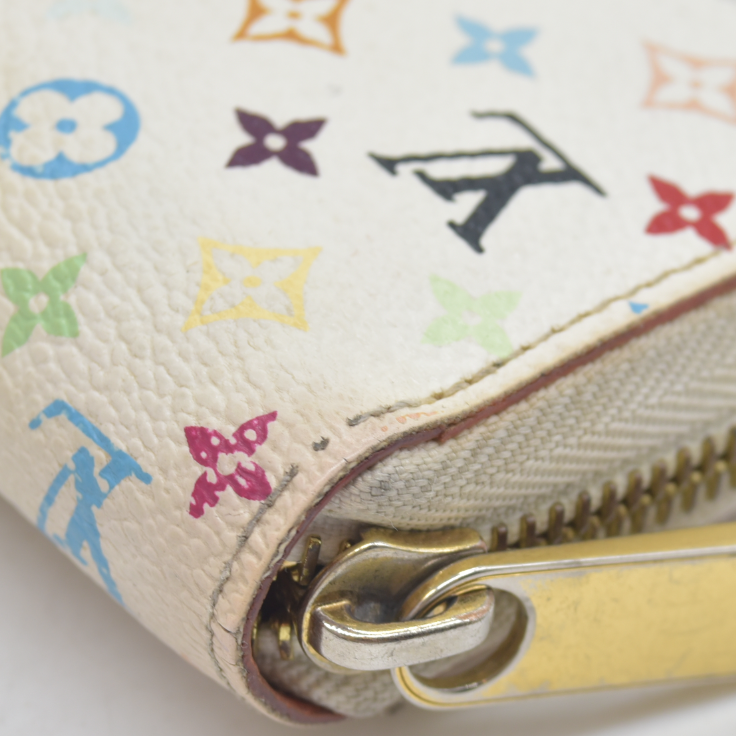 $1050 LOUIS VUITTON Monogram Multicolor Zippy Around Long Wallet CA0151