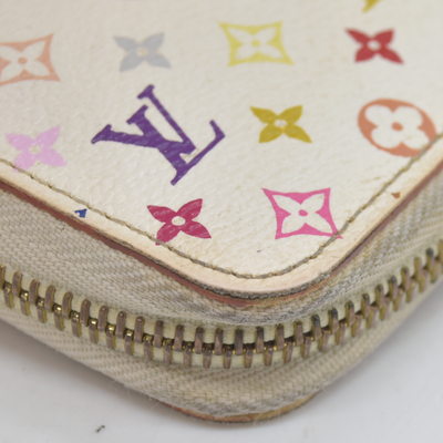 $1050 LOUIS VUITTON Monogram Multicolor Zippy Around Long Wallet CA0151