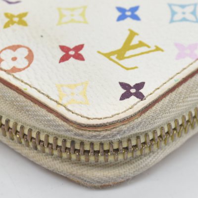 $1050 LOUIS VUITTON Monogram Multicolor Zippy Around Long Wallet CA0151