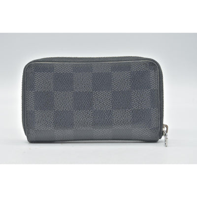 $435 2012 Louis Vuitton Damier Graphite Zippy Coin Purse Vertical MI2162