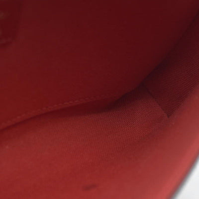 Louis Vuitton Damier Ebene Pochette Félicie Brown Coated Canvas Crossbody Bag