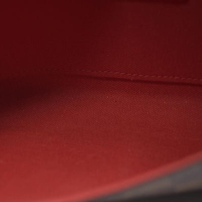 Louis Vuitton Damier Ebene Pochette Félicie Brown Coated Canvas Crossbody Bag