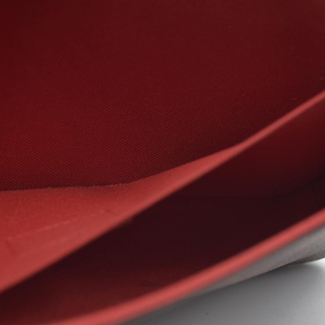 Louis Vuitton Damier Ebene Pochette Félicie Brown Coated Canvas Crossbody Bag