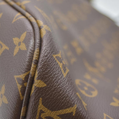 $3200 Louis Vuitton Monogram Calfskin Neo Neverfull Inside Out MM Black RFID
