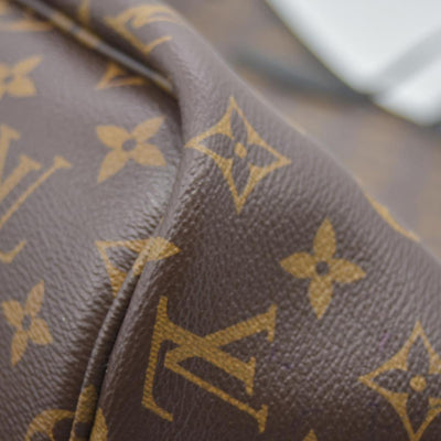 $3200 Louis Vuitton Monogram Calfskin Neo Neverfull Inside Out MM Black RFID