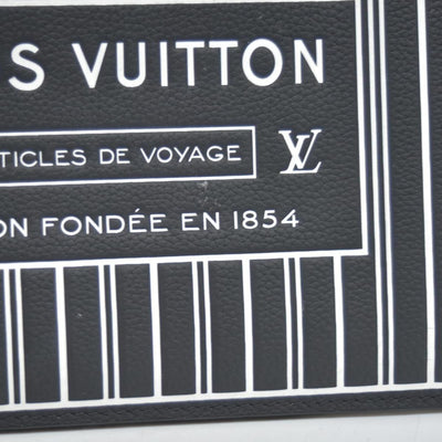 $3200 Louis Vuitton Monogram Calfskin Neo Neverfull Inside Out MM Black RFID