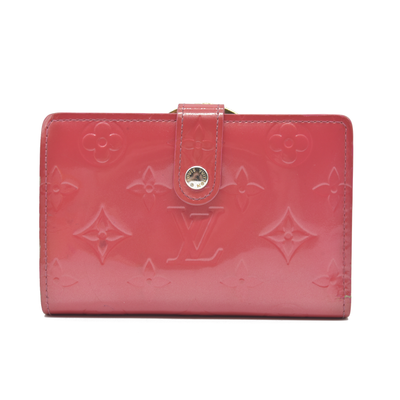 $935 LOUIS VUITTON Monogram Vernis Porte Monnaie Billets Viennois wallet