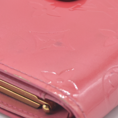 $935 LOUIS VUITTON Monogram Vernis Porte Monnaie Billets Viennois wallet