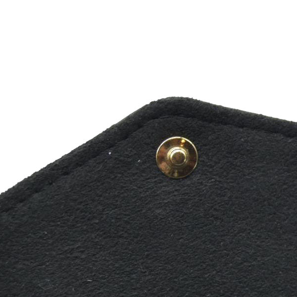 $1720 AUCTION Louis Vuitton  Empreinte Pochette Felicie Chain Wallet Black RFID New Model