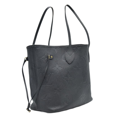 $3050 RFID Louis Vuitton Empreinte Monogram Giant Neverfull MM Black