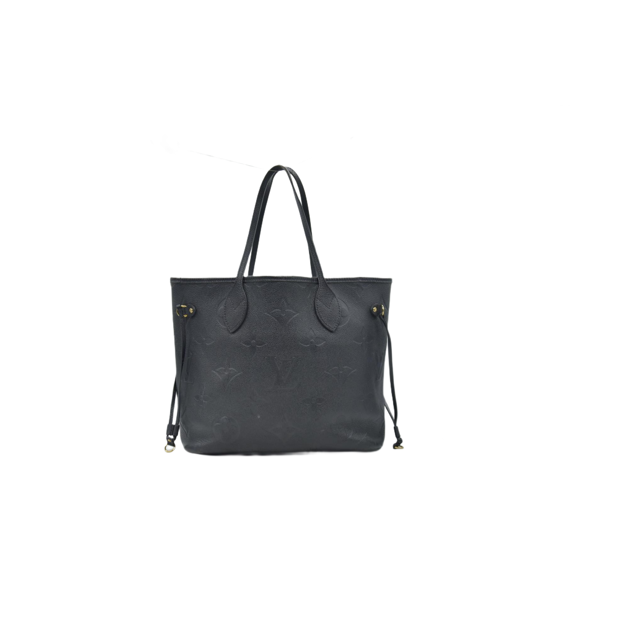 $3050 RFID Louis Vuitton Empreinte Monogram Giant Neverfull MM Black