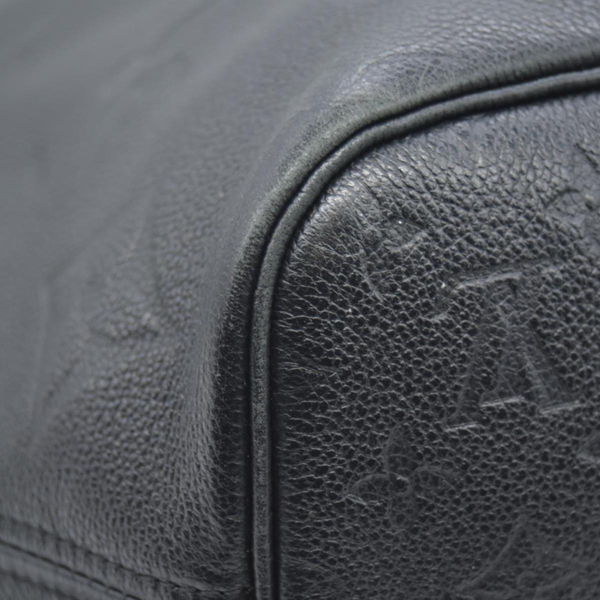 $3050 RFID Louis Vuitton Empreinte Monogram Giant Neverfull MM Black