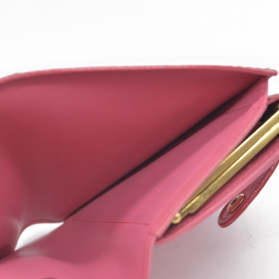 $935 LOUIS VUITTON Monogram Vernis Porte Monnaie Billets Viennois wallet