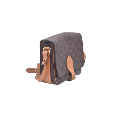 $1440 1993 Louis Vuitton Cartouchiere MM Monogram Crossbody Shoulder Bag SL1913 10021022