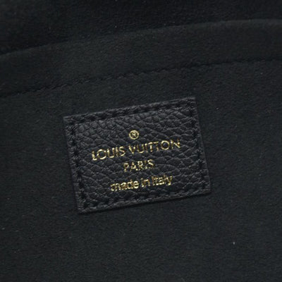 $1720 AUCTION Louis Vuitton  Empreinte Pochette Felicie Chain Wallet Black RFID New Model