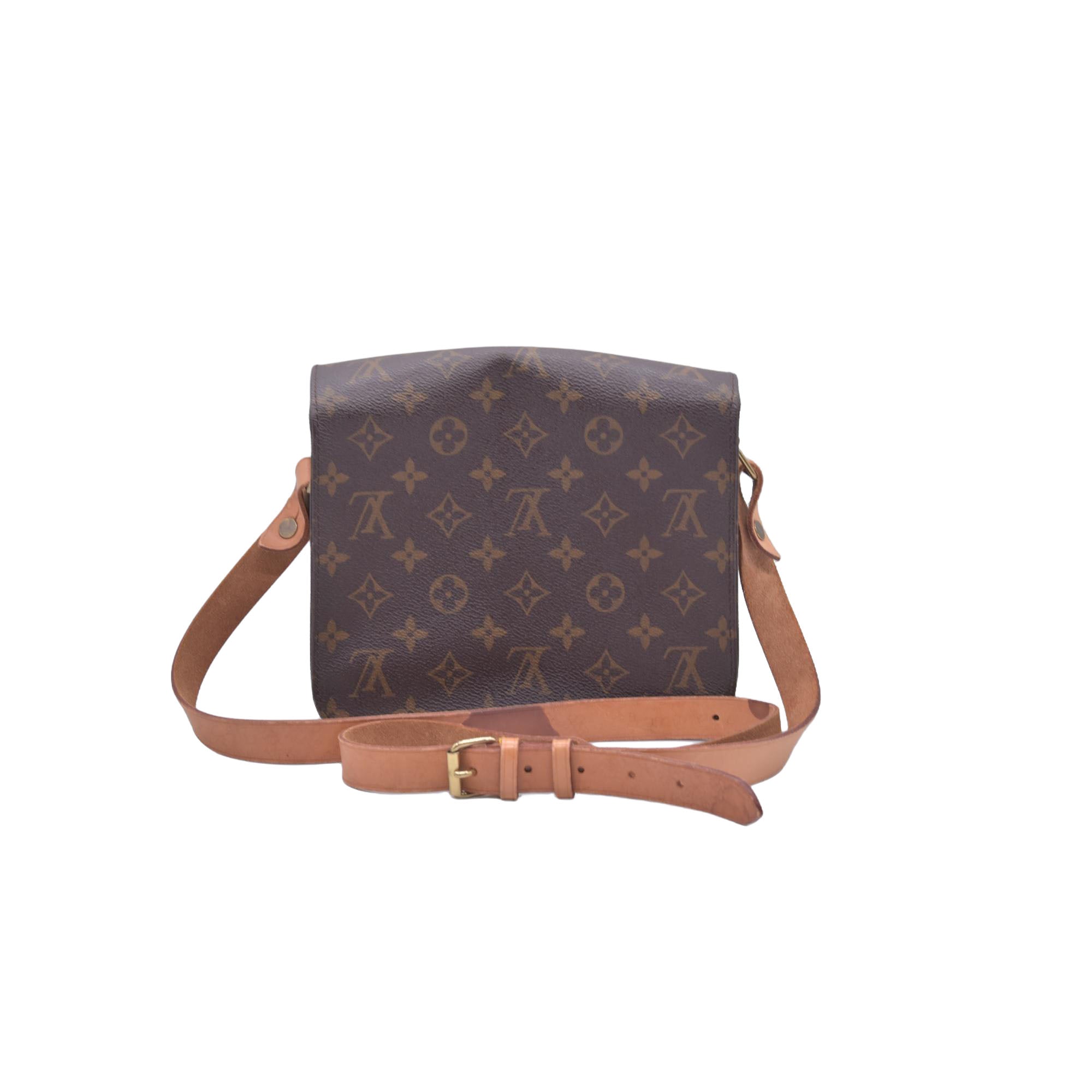 $1440 1993 Louis Vuitton Cartouchiere MM Monogram Crossbody Shoulder Bag SL1913 10021022