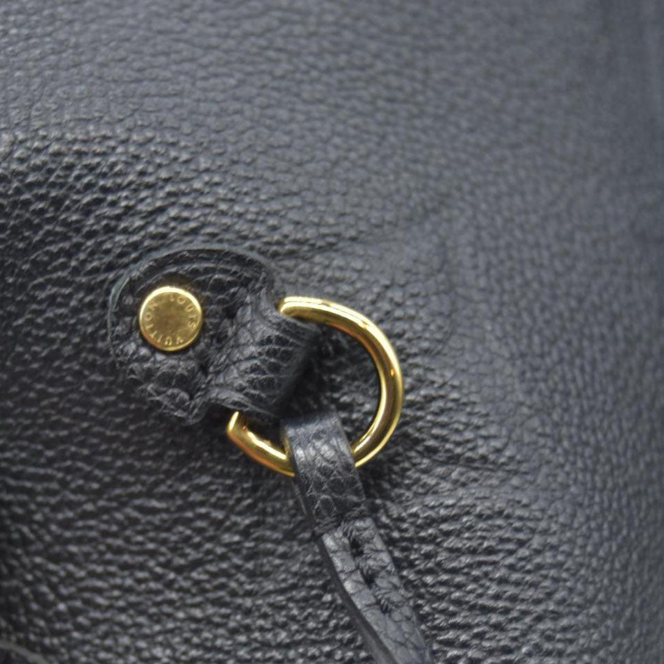 $3050 RFID Louis Vuitton Empreinte Monogram Giant Neverfull MM Black