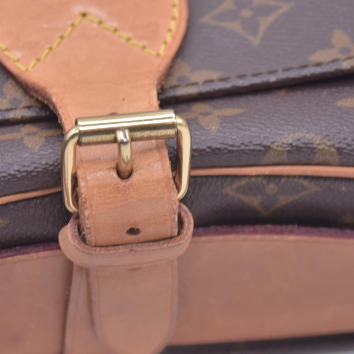$1440 1993 Louis Vuitton Cartouchiere MM Monogram Crossbody Shoulder Bag SL1913 10021022