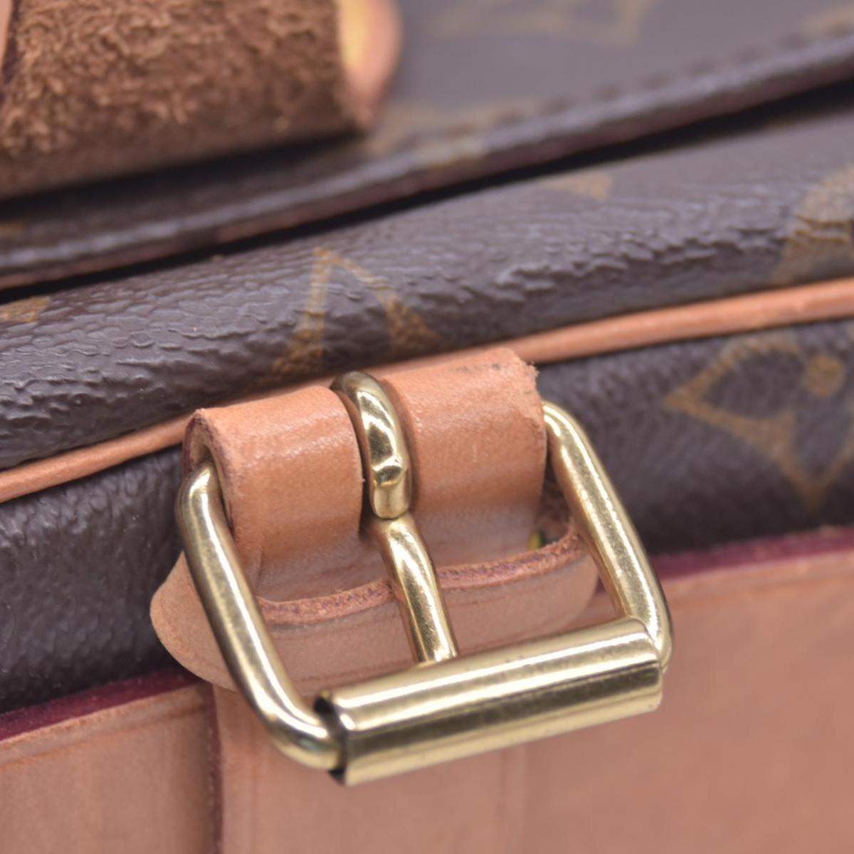 $1440 1993 Louis Vuitton Cartouchiere MM Monogram Crossbody Shoulder Bag SL1913 10021022