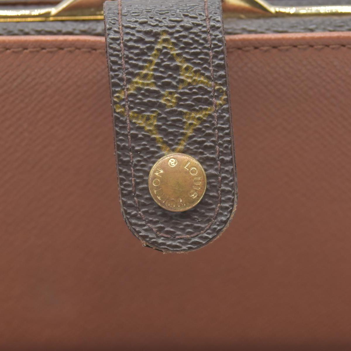 $750 1999 Louis Vuitton Monogram French Purse Wallet  MI0969