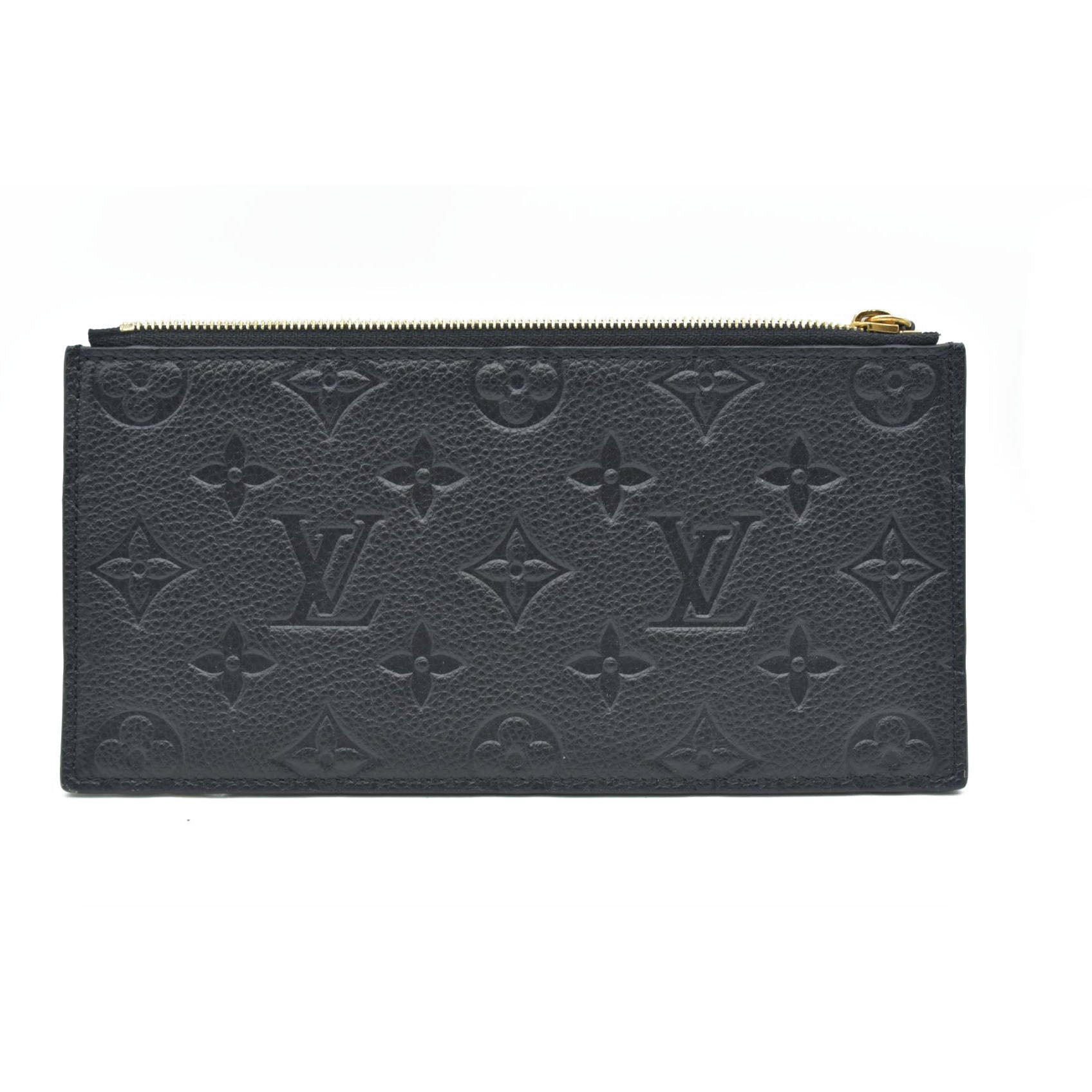AUCTION LOUIS VUITTON  Epi Pochette Felicie Black  Noir $1720 Zipper Pouch